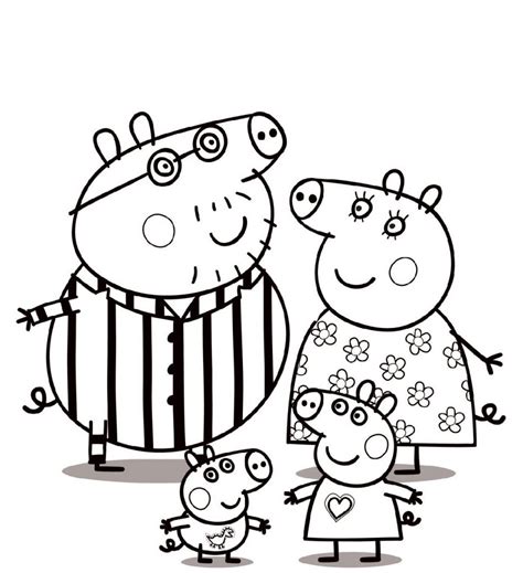 George Peppa Pig Coloring Sheet Coloring Pages