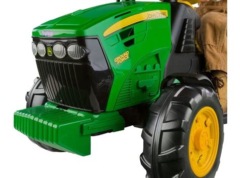 Tractor El Ctrico V John Deere Peg Perego Remolque Msi Mercado Libre