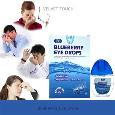 Original Blueberries Eye Drops For Clear Vision Dry Eyes Congestion