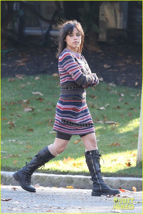 Jenna Ortega Films Running Scenes For Beetlejuice 2 In Boston Photo