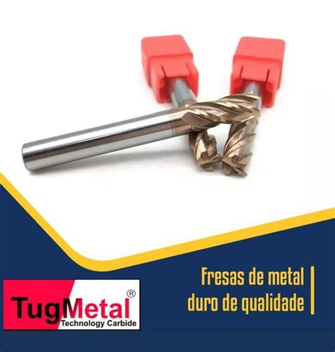 Fresas Topo 10mm Metal Duro TugmetaL Fresa Magazine Luiza