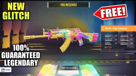 How To Get Free Legendary KN 44 Color Spectrum In COD Mobile YouTube