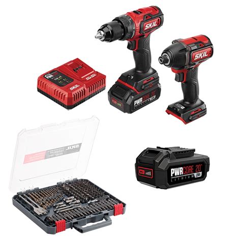 Shop Skil Pwr Core 20™ 20 Volt 2 Tool Brushless Combo Starter Kit At