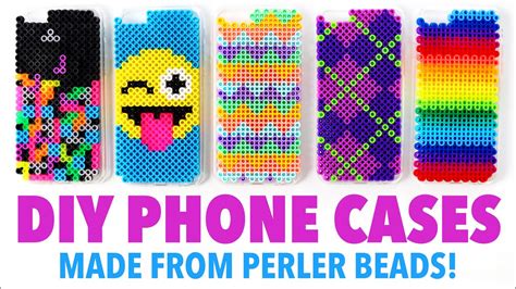 Diy Phone Cases Made From Perler Beads Perler Bead Ideas Youtube