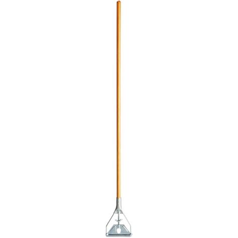 Carlisle Wooden Stirrup Style Mop Handle With Metal Head