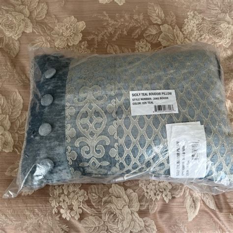 J Queen New York Bedding J Queen New York Boudoir Pillow Sicily Teal Poshmark