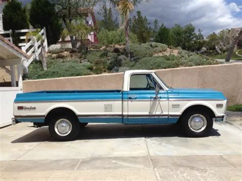 1972 Gmc 3500 Sierra Grande Custom Camper Full Ton Long Bed Truck For