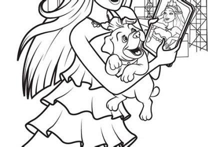 Barbie La Princesse Et La Popstar Coloriage Id Es De Coloriage