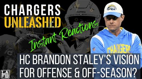 Chargers Hc Brandon Staley Talks Season Takeaways And Lessons Vision For