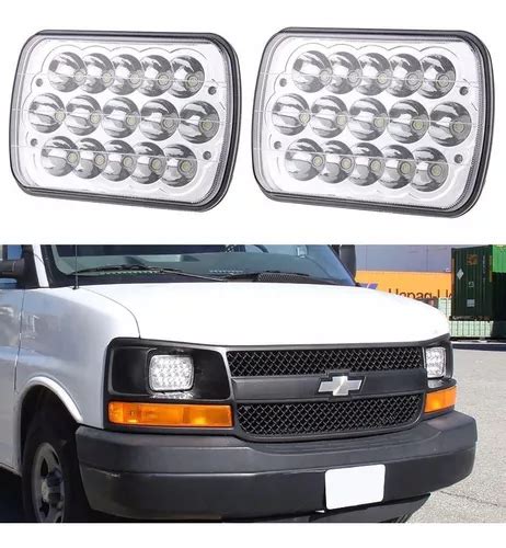 Par De Faros Principales De Led 7 Pulgadas 45w H654 5x7 Envío gratis