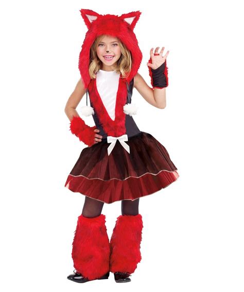 Foxy And Sly Kids Halloween Costume Fox Animal Costume For Girls