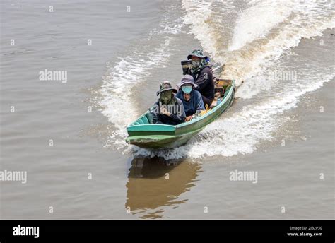 Samut Prakan Thailand Apr A Traditional Transport In