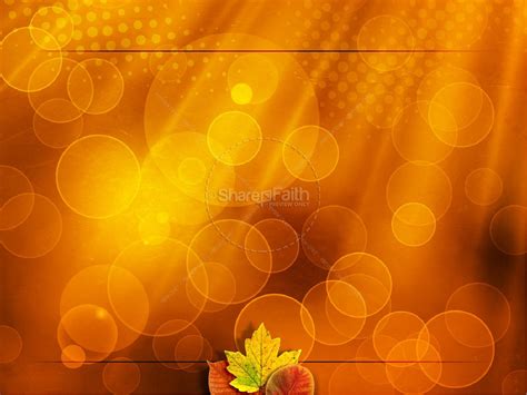 Happy Thanksgiving PowerPoint Template | Fall Thanksgiving PowerPoints