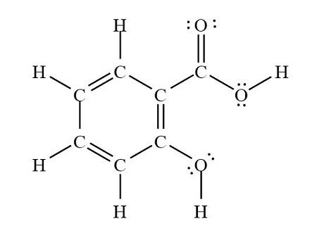 What Is The Lewis Structure For Salicylic Acid Homework Study