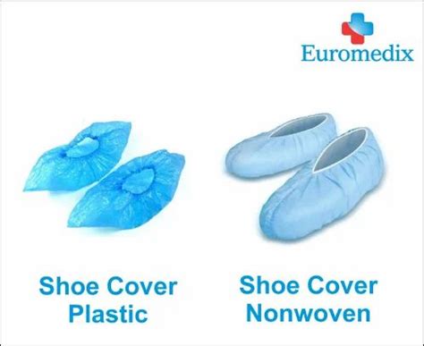 Euromedix Healthcare Plain Non Woven Disposable Shoe Covers For