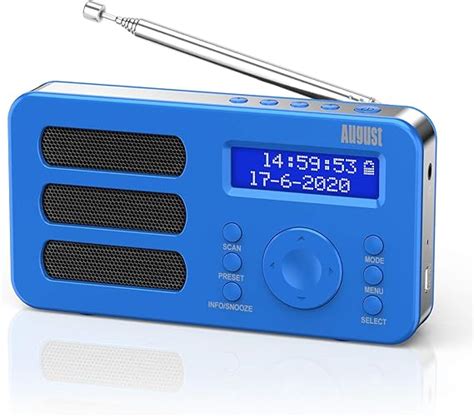 Taşınabilir DAB Radyo August MB225 DAB DAB FM RDS İşlevi 40 Ön