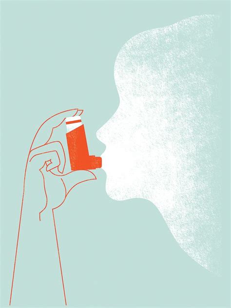 Asthma Illustration By Cristina Byvik Asthma Illustration