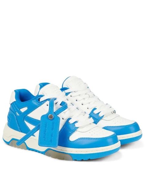 Off White C O Virgil Abloh Out Of Office Leather Sneakers In White