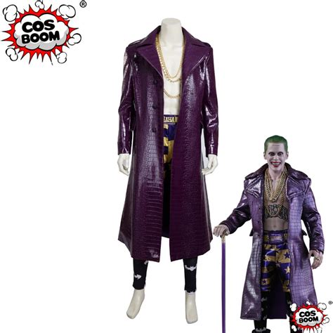 COSBOOM Suicide Squad Cosplay Joker Outfit Adult Halloween Carnival ...