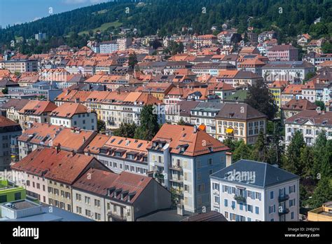 View Over La Chaux De Fonds Unesco World Heritage Site Neuchatel