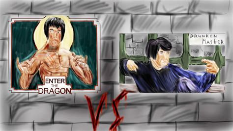 Bruce lee Vs Jackie Chan by DismembermentHorror on DeviantArt