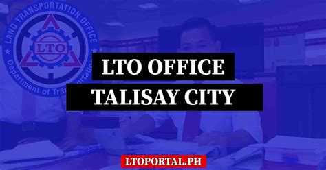 Lto Talisay Cebu Office Location And Contact Information Lto Portal Ph