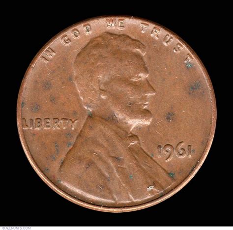 1 Cent 1961 Cent Lincoln Memorial 1959 2008 United States Of