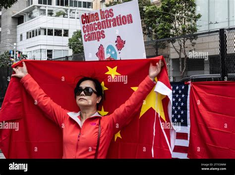 San Francisco United States 14th Nov 2023 Members Of Chinese