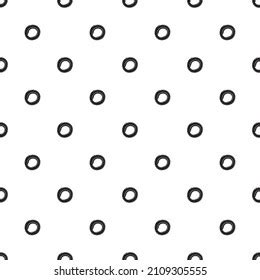 Vector Illustration Seamless Black Dot Pattern Stock Vector Royalty