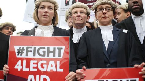 Legal Aid Protest Sees Thousands Of Lawyers Stage Court Walk Out