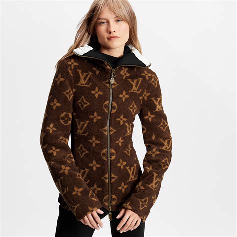 Monogram Fleece Jacket Women Ready To Wear Louis Vuitton