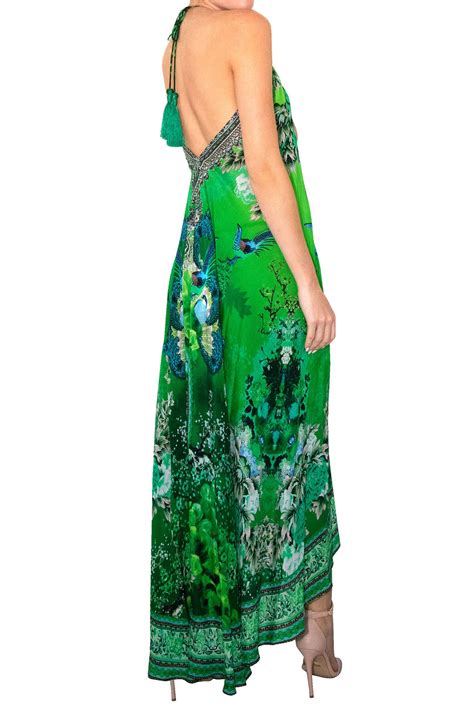 Maxi Dresses One Piece Dress Emerald Green Dress Shahida Parides