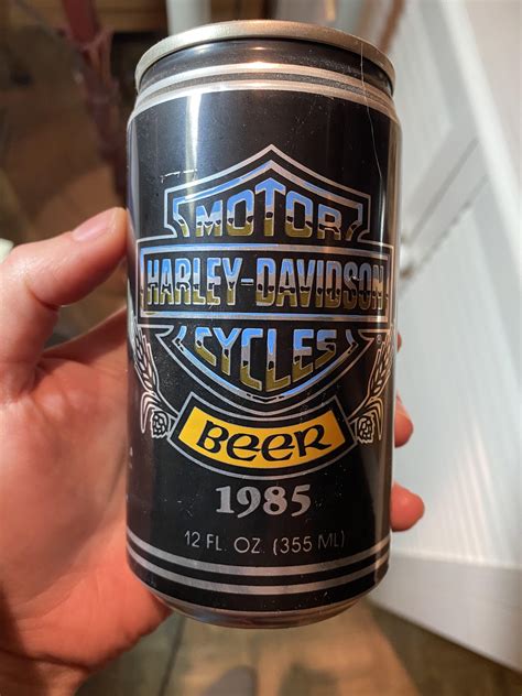 This 1985 Harley Davidson Beer Can I Found In My Grandpas Officeit