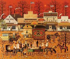 Charles Wysocki Puzzles To Do Ideas Americana Art Naive Art