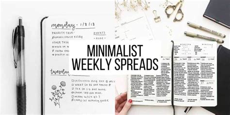 9 Types Of Bullet Journal Weekly Spreads You Need To Try Story Masha