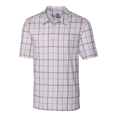 Gordon plaid print polo | Corporate Specialties