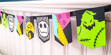 Nightmare Before Christmas Banner Halloween Banner Etsy