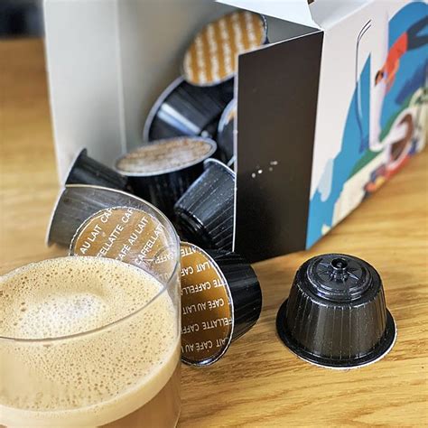 Set Capsule Caffe Latte Cafe Au Lait Compatibile Nescafe Dolce