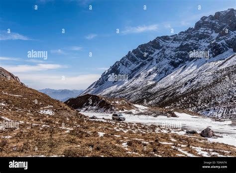 Scenery of the snow mountains in western Sichuan Stock Photo - Alamy