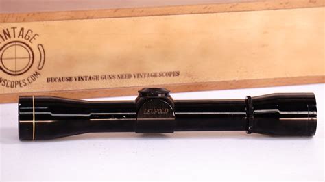 Vintage Gun Scopes — Leupold M8 4x Compact 1 C 1979 Duplex