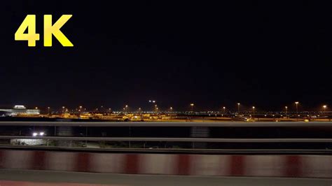 K Suvarnabhumi International Airport In The Night Samut Prakan