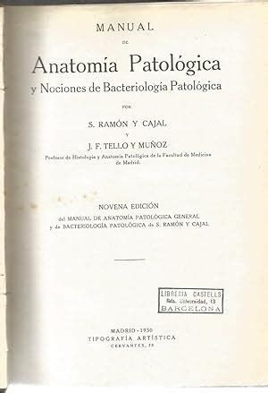 Manual de anatomia patológica y nociones de bacteriología patológica by