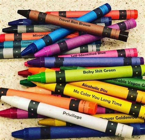 Offensive Crayons Adult Crayons