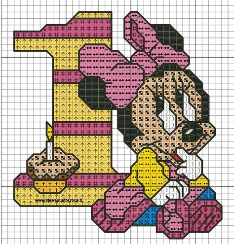 Schema Baby Minnie Compleanno By Syra On Deviantart Cross Stitch