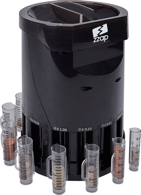 Zzap Cs10 Coin Sorter Easy To Use Compact Coin Sorter Zzap