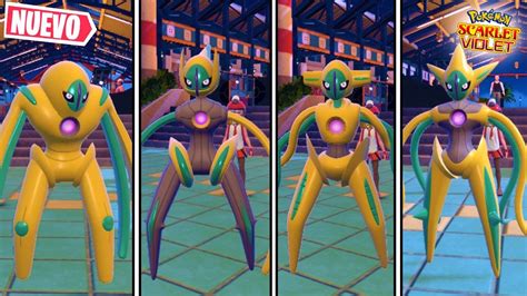 Como CONSEGUIR DEOXYS Y TODAS Las FORMAS En POKEMON ESCARLATA Y