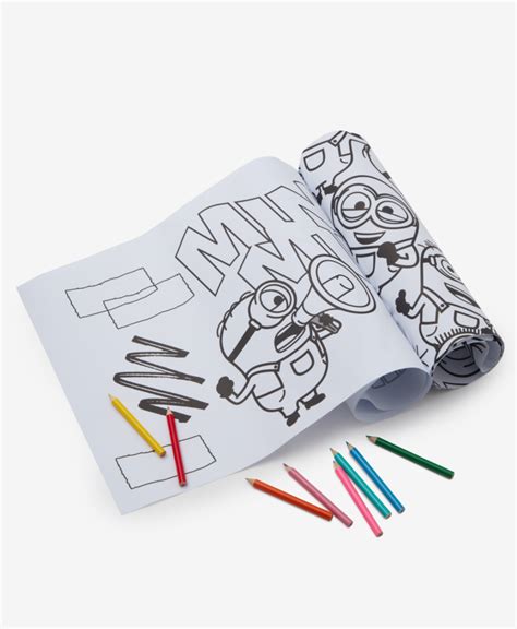 Bojanka i voštane bojice sa licenciranim printom Minions