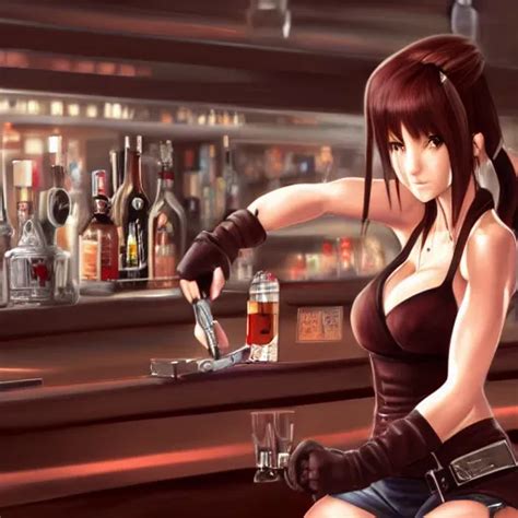 High Quality Concept Art Of Tifa Lockhart Working In Stable Diffusion