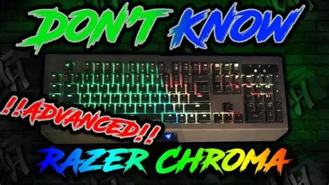 Dont Know Lighting Razer Keyboard Profile Tutorial Unrealhero