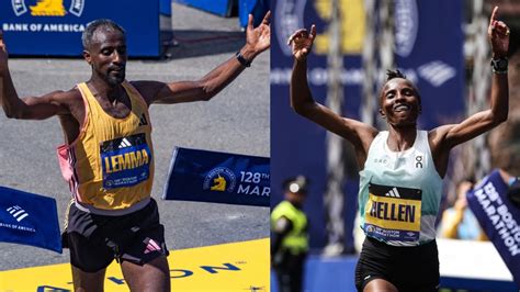 Hellen Obiri And Sisay Lemma Wins Big In Boston Boston Marathon